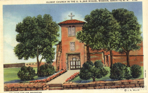 Oldest Church In The U. S. San Miguel Mission Santa Fe New Mexico Oldest Church In The U. S. San Miguel Mission Santa Fe New Mexico