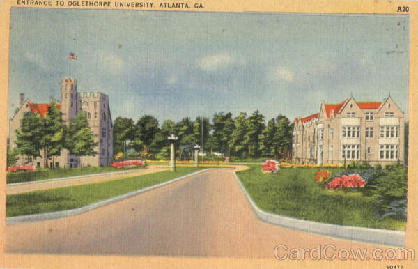 Entrance To Oglethorpe University Atlanta Georgia