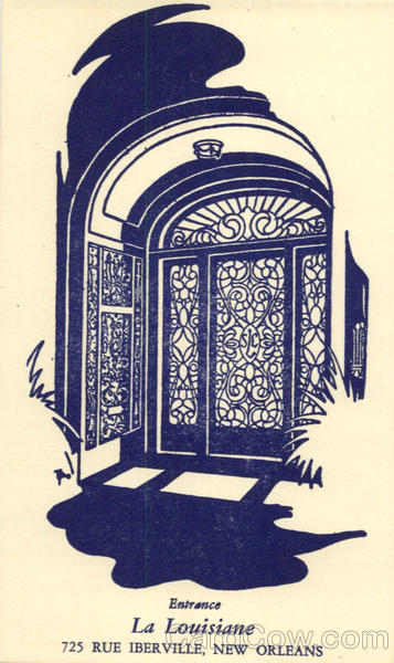 Entrance La Louisiane, 725 Rue Iberville New Orleans Louisiana
