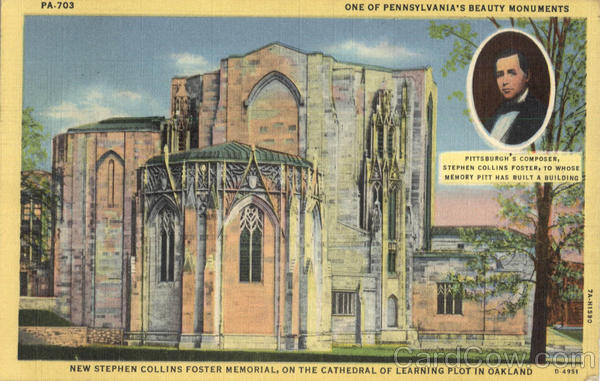 Stephen C. Foster Memorial Oakland Pennsylvania