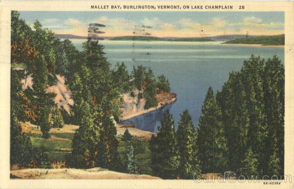 Mallet Bay on Lake Champlain Burlington Vermont