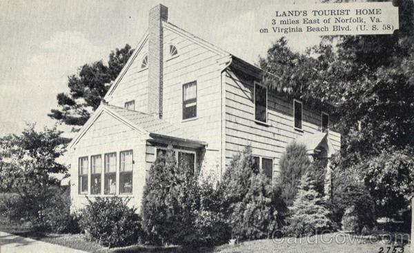 Land's Tourist Home Norfolk Virginia
