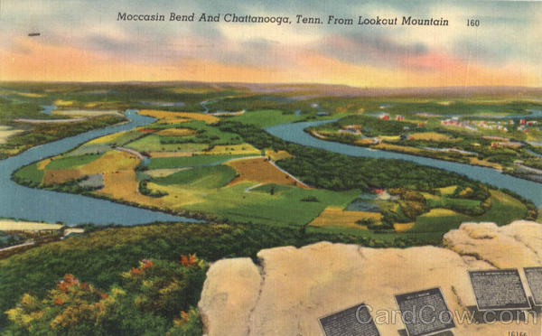 Moccasin Bend And Chattanooga Tennessee