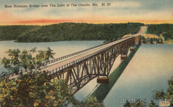 New Niangua Bridge Over The Lake Of The Ozarks Scenic Missouri