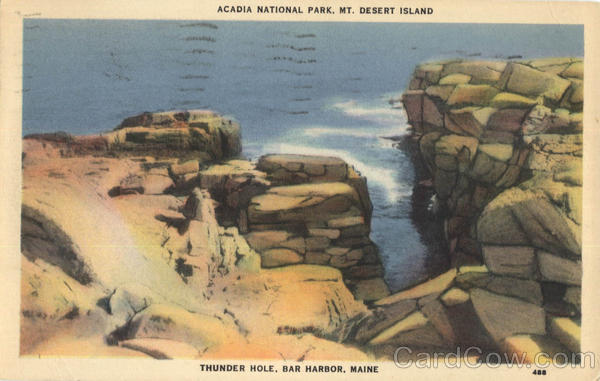 Acadia National Park, Thunder Hole Mount Desert Island Maine