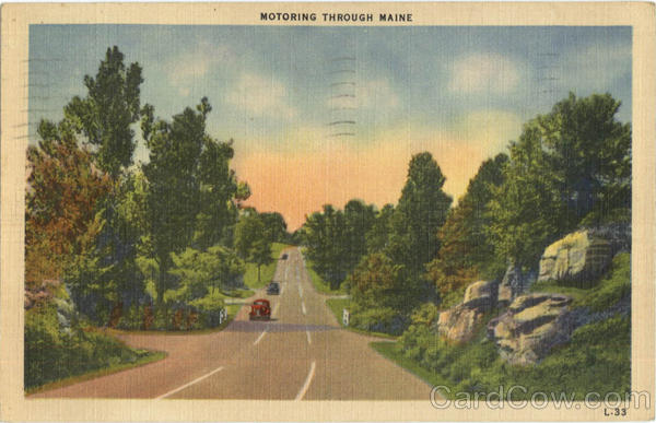 Motoring Through Maine Scenic