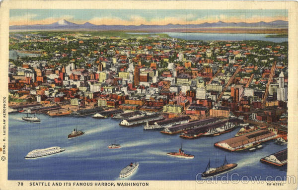 Seattle And Its Famous Harbor Washington