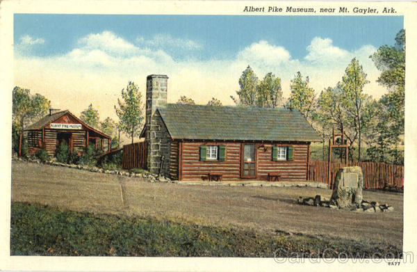 Albert Pike Museum Mt. Gayler Arkansas