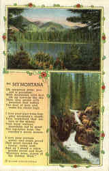 My Montana Poems & Poets Postcard Postcard