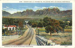 Viaduct On U. S. Highway No. 80 Leading Into Las Cruces New Mexico Postcard Postcard