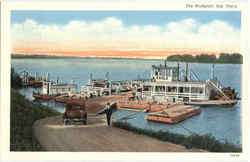 The Rockport Ferry Indiana Postcard Postcard