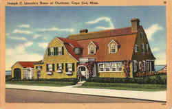 Joseph C. Lincoln's Home At Chatham Postcard