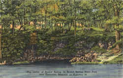 Round Spring State Park Eminence, MO Postcard 