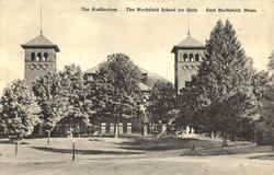 Northfield School for Girls Auditorium Postcard