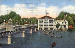 Riverside Boat House Postcard