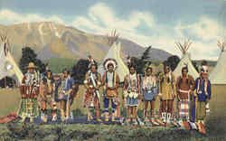 Apache Indians In Camp Native Americana Postcard Postcard