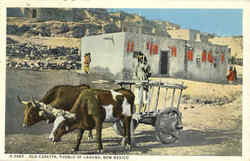 Old Caretta Pueblo Of Laguna Scenic, NM Native Americana Postcard Postcard