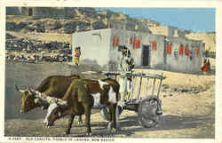 Old Caretta Pueblo Of Laguna Postcard