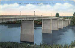 James U. Jackson Memorial Bridge Augusta, GA Postcard Postcard