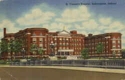 St. Vincent's Hospital Indianapolis, IN Postcard Postcard