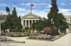 Park In Front Of Post Office New Orleans, LA Postcard Postcard