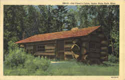 Old Timer's Cabin Postcard