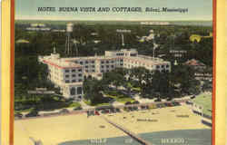 Hotel Buena Vista And Cottages Biloxi, MS Postcard Postcard