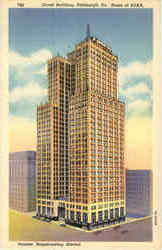 Grant Building Home Of KDKA Postcard
