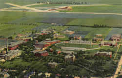 Air View Agricultural College Fargo, ND Postcard Postcard