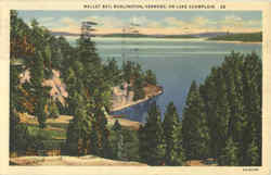 Mallet Bay on Lake Champlain Burlington, VT Postcard Postcard