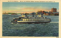 City Of Norfolk Postcard