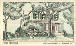 The Penfield, 3810 Chamberlayne Ave. Richmond, VA Postcard Postcard