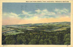 West View From Gambrill Park Postcard
