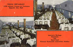 Vienna Restaurant, 1328 Atlantic Aveune Postcard