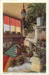 Entrance Edgewater Beach Hotel Chicago, IL Postcard Postcard
