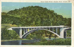 Swan Creek Bridge, Shadow Rock Forsyth, MO Postcard Postcard