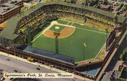 Sportsman's Park St. Louis, MO Postcard Postcard