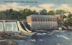 Central Maine Power Station Skowhegan, ME Postcard Postcard