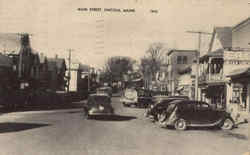 Main Street Lincoln, ME Postcard Postcard