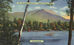 Mt. Katahdin, Vacationland Scenic, ME Postcard Postcard