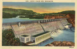 Grand Coulee Dam Postcard