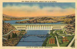 Grand Coulee Dam Postcard