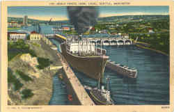 World Famous Canal Locks Seattle, WA Postcard Postcard
