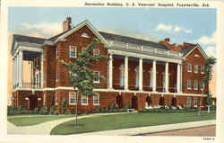 Recreation Building, U. S. Veterans Hospital Fayetteville, AR Postcard Postcard