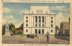 U. S. Post Office And Court House Texarkana, AR Postcard Postcard