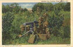 Machine Gun Training Camp Chaffee, AR Postcard Postcard