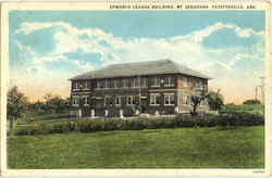 Epworth League Building , Mt. Sequoyah Postcard