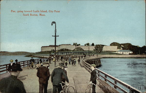 Pier Going Toward Castle Island City Point South Boston Ma