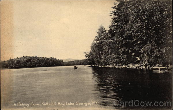 A Fishing Cove, Kattskill Bay Lake George New York
