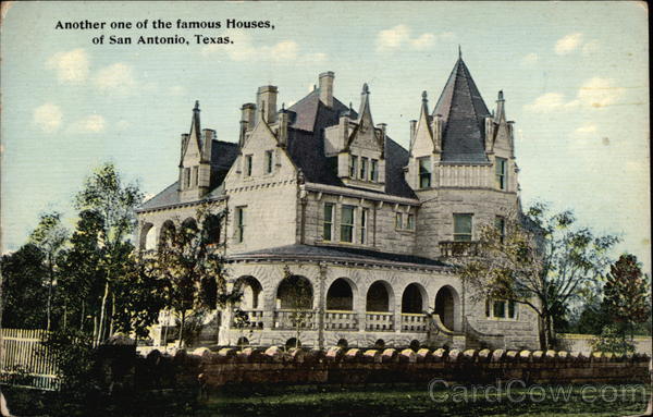 One of the Famous Houses of the Town San Antonio Texas